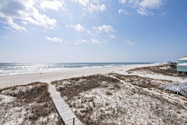 water view with a beach view