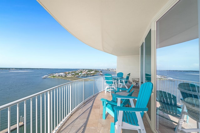 28107 Perdido Beach Blvd Unit D1005, Orange Beach, AL 36561 - balcony featuring a water view
