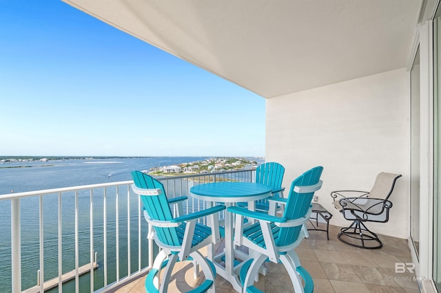 28107 Perdido Beach Blvd Unit D1005, Orange Beach, AL 36561 - balcony featuring a water view