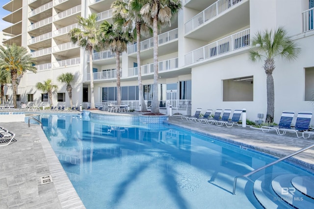 pool featuring a patio