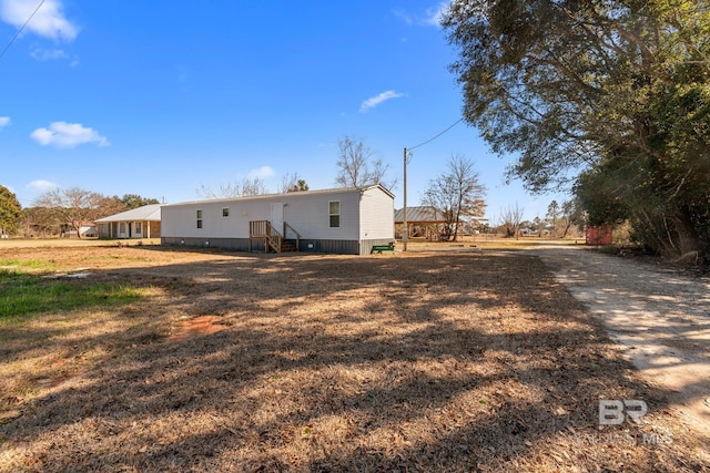 view of rear view of property