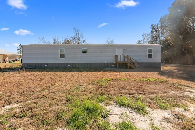 view of back of property