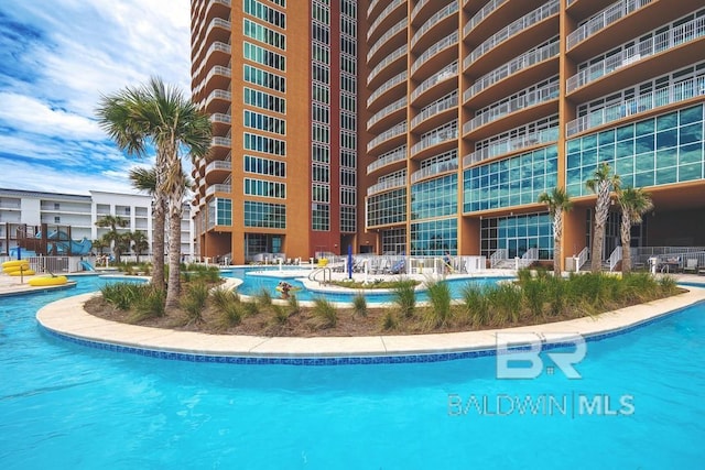 view of pool