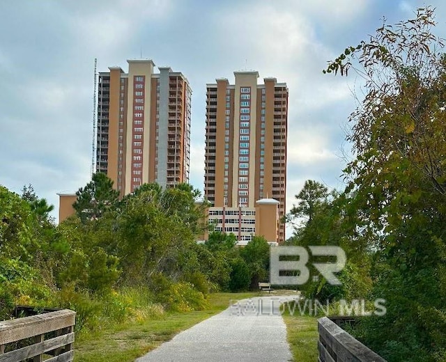 view of property