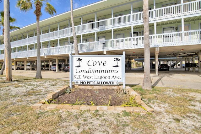 920 W Lagoon Ave Unit B204, Gulf Shores, AL 36542 - community sign with a carport