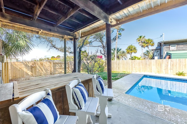 684 Chickasaw Rd, Gulf Shores, AL 36542 - view of pool with a fenced backyard and a patio