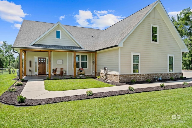1609 Makaira Dr, Foley, AL 36535 - view of front of house with roof with shingles and covered porch