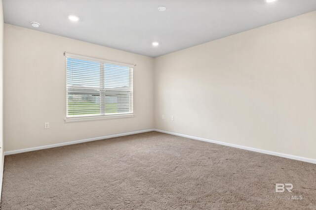 unfurnished room featuring carpet and ceiling fan