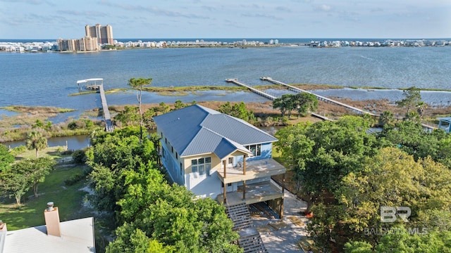 16880 Brigadoon Trl, Gulf Shores, AL 36542 - view of subject property with a large body of water