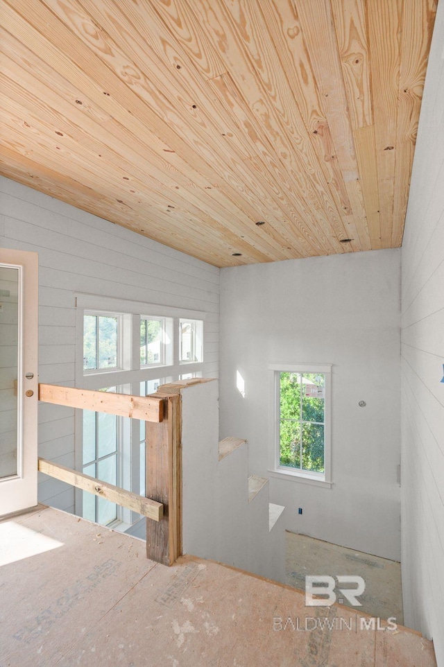 16880 Brigadoon Trl, Gulf Shores, AL 36542 - unfurnished room with wooden ceiling