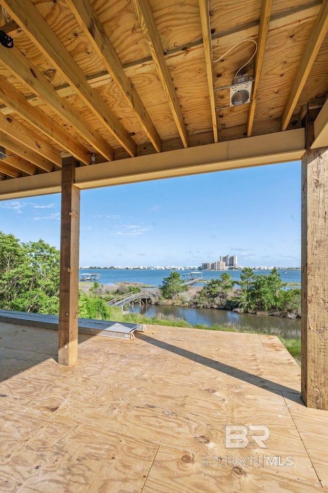 16880 Brigadoon Trl, Gulf Shores, AL 36542 - view of patio / terrace with a water view