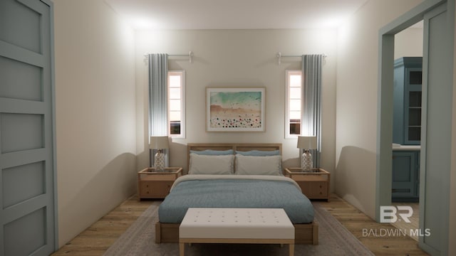16880 Brigadoon Trl, Gulf Shores, AL 36542 - bedroom featuring light wood-style floors