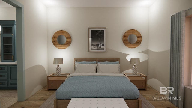 16880 Brigadoon Trl, Gulf Shores, AL 36542 - bedroom featuring light wood-style floors