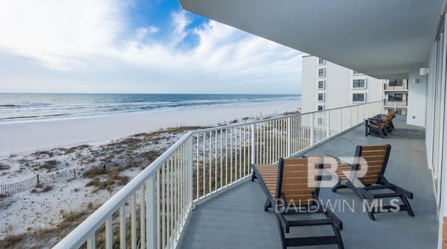 455 E Beach Blvd Unit 318, Gulf Shores, AL 36542 - balcony with view of water and beach