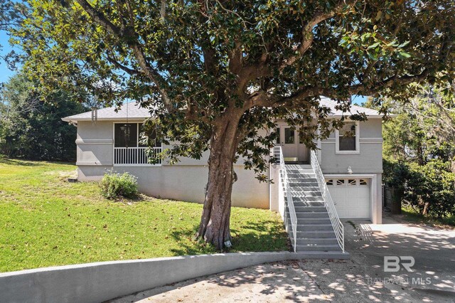 view of home's exterior featuring a yard