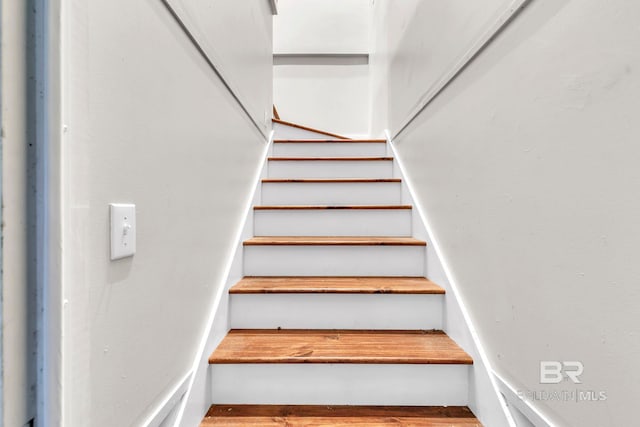 1106 Old County Rd, Daphne, AL 36526 - stairs featuring wood finished floors