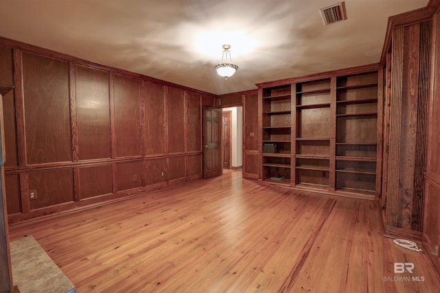 interior space featuring light hardwood / wood-style floors