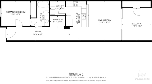 453 Dune Dr Unit 305, Gulf Shores, AL 36542 - property floor plan