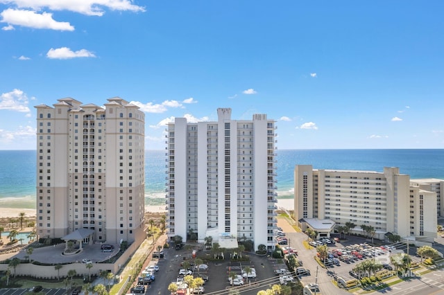 13661 Perdido Key Dr Unit 1506, Perdido Key, FL 32507 - drone / aerial view with a view of the beach and a water view
