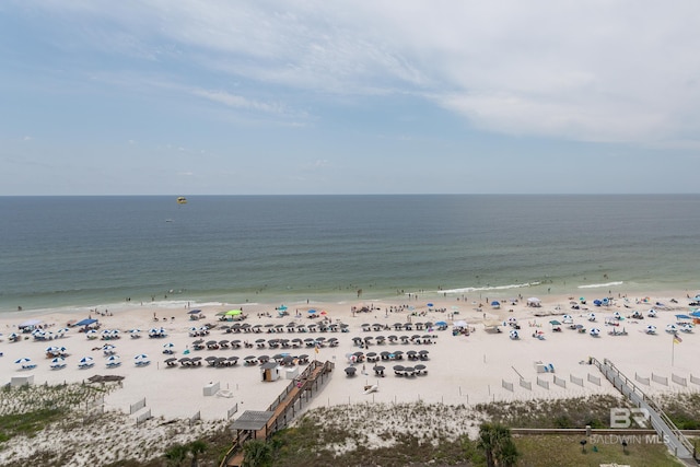 water view featuring a view of the beach