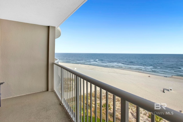 24568 Perdido Beach Blvd Unit 603, Orange Beach, AL 36561 - balcony with view of water and beach
