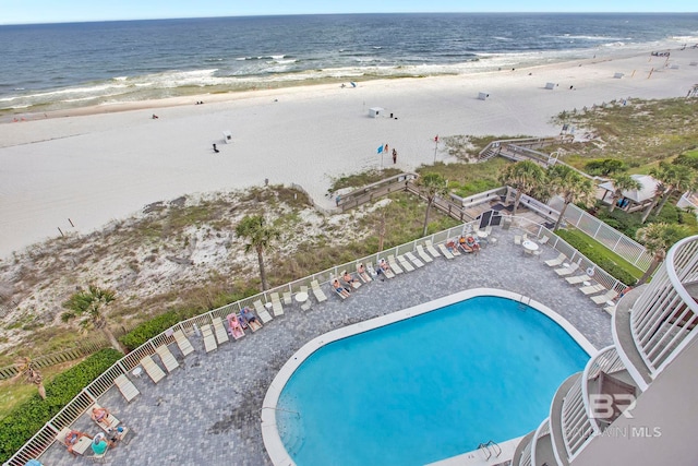 24568 Perdido Beach Blvd Unit 603, Orange Beach, AL 36561 - view of swimming pool with view of water and beach