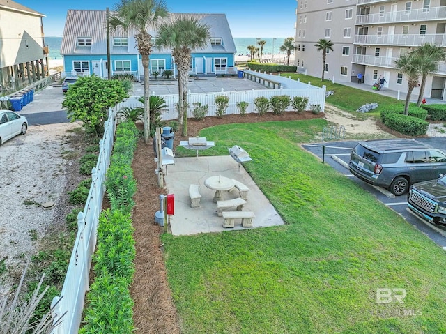 24568 Perdido Beach Blvd Unit 603, Orange Beach, AL 36561 - view of yard with a water view