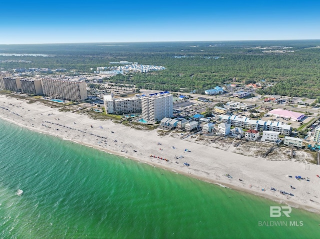 24568 Perdido Beach Blvd Unit 603, Orange Beach, AL 36561 - bird's eye view of extended coastline and a heavily wooded area