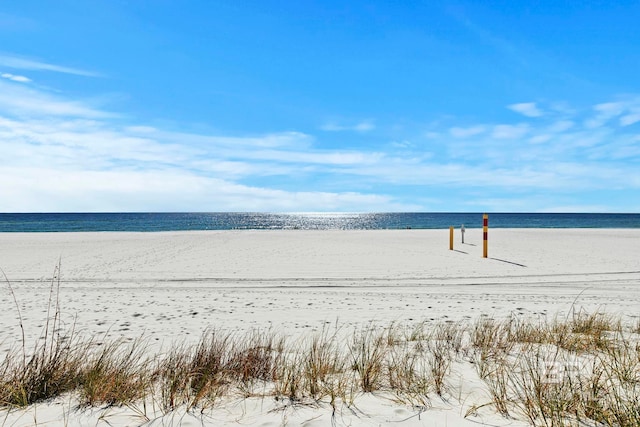 water view with a beach view