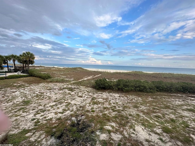 view of local wilderness featuring a water view