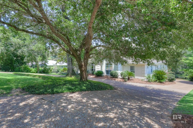 view of obstructed view of property