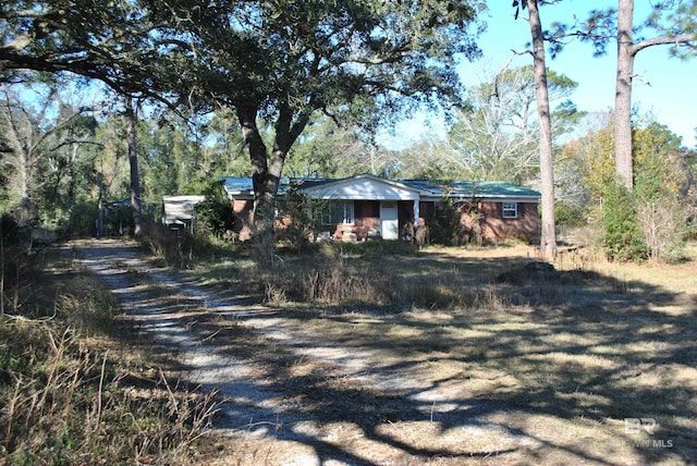 view of front of house