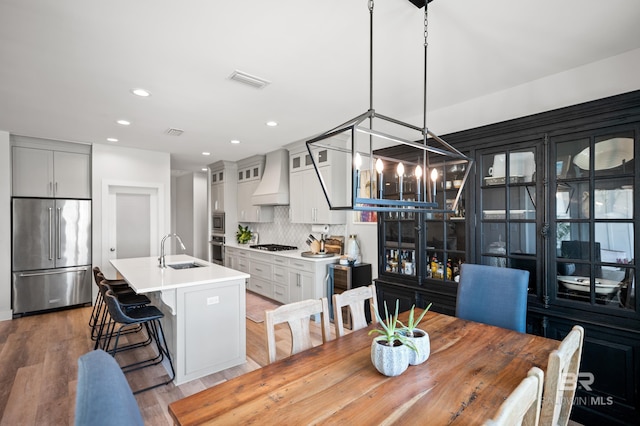 30531 Ono N Loop W, Orange Beach, AL 36561 - dining room featuring light wood finished floors and recessed lighting