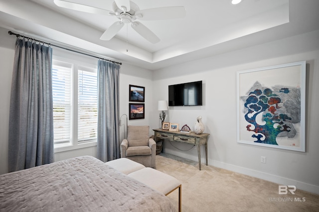 30531 Ono N Loop W, Orange Beach, AL 36561 - carpeted bedroom featuring a raised ceiling and ceiling fan