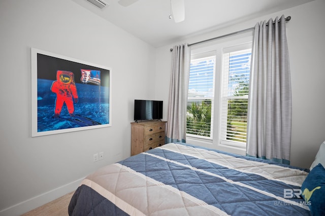 30531 Ono N Loop W, Orange Beach, AL 36561 - carpeted bedroom with baseboards and a ceiling fan