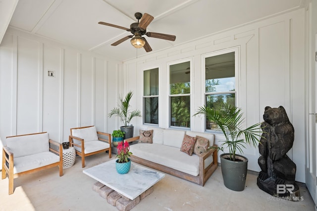 30531 Ono N Loop W, Orange Beach, AL 36561 - view of patio / terrace featuring a ceiling fan