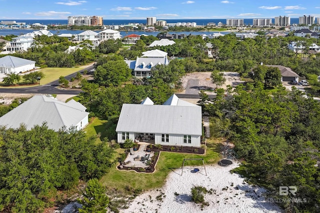 30531 Ono N Loop W, Orange Beach, AL 36561 - drone / aerial view of a nearby body of water and a tree filled landscape