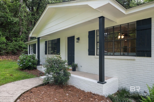 169 Buena Vista Dr, Daphne, AL 36526 - entrance to property with covered porch and brick siding