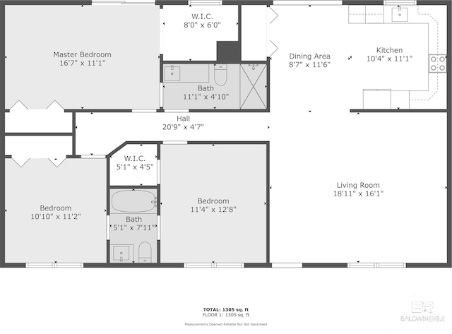 169 Buena Vista Dr, Daphne, AL 36526 - room layout