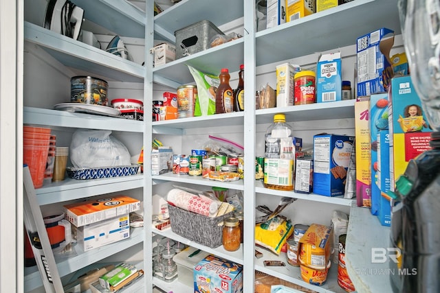 view of pantry