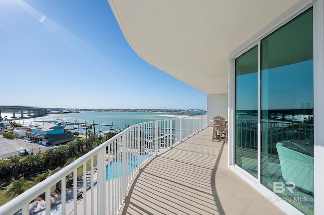28103 Perdido Beach Blvd Unit B 516, Orange Beach, AL 36561 - balcony with a water view