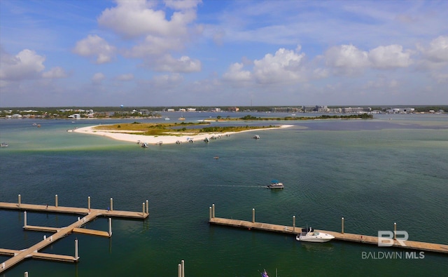 28103 Perdido Beach Blvd Unit B 516, Orange Beach, AL 36561 - water view with a dock