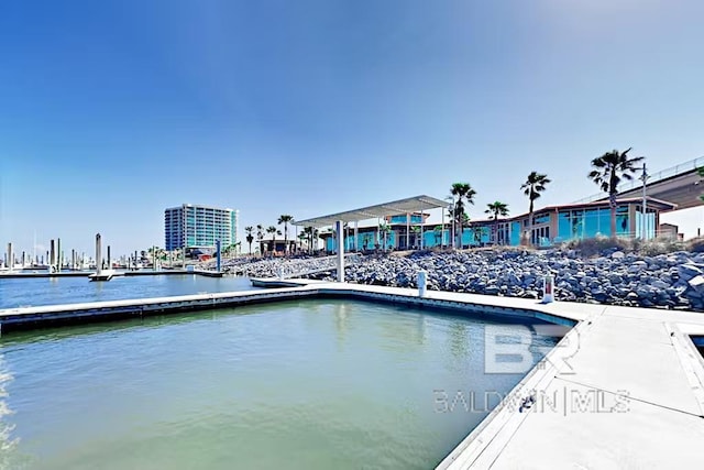 28103 Perdido Beach Blvd Unit B 516, Orange Beach, AL 36561 - view of swimming pool with a water view