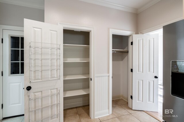 view of closet