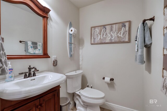 4209 Antigua Ct, Orange Beach, AL 36561 - bathroom featuring toilet and vanity