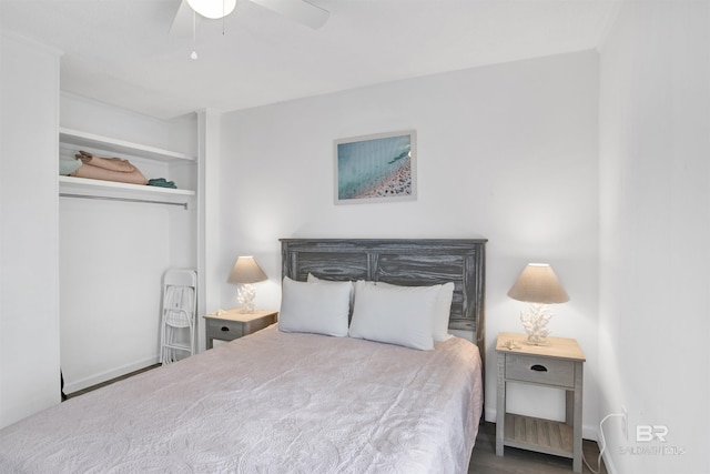 325 E 22nd Ave Unit 8, Gulf Shores, AL 36542 - bedroom featuring a closet and ceiling fan