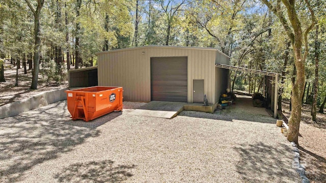 view of outdoor structure featuring an outdoor structure