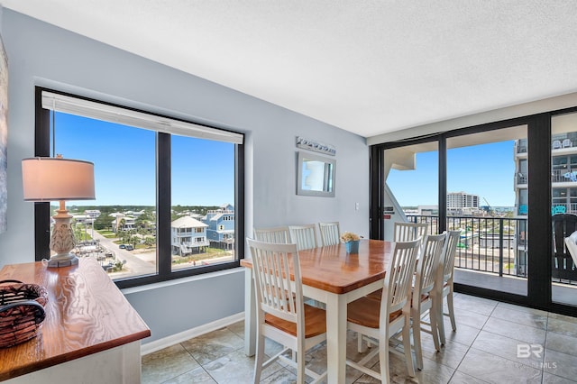407 W Beach Blvd Unit 570, Gulf Shores, AL 36542 - dining room featuring plenty of natural light, baseboards, and light tile patterned floors