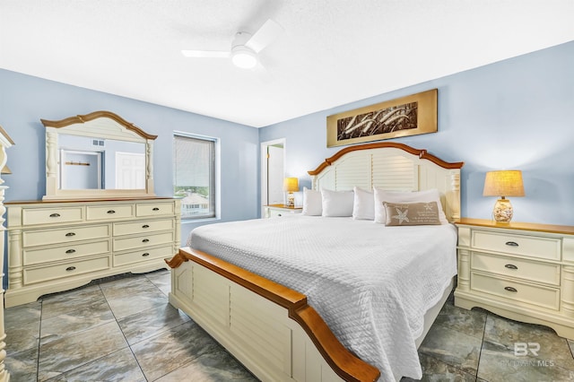 407 W Beach Blvd Unit 570, Gulf Shores, AL 36542 - bedroom with ceiling fan