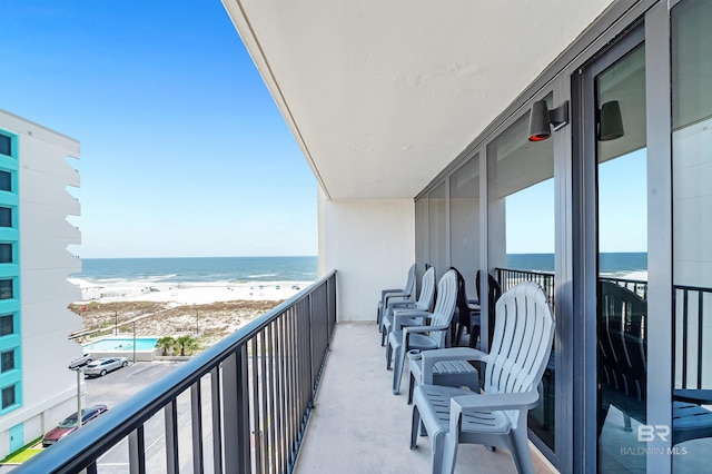 407 W Beach Blvd Unit 570, Gulf Shores, AL 36542 - balcony featuring view of water and beach
